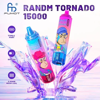RANDM Tornado 15000 – Boîte de 10 pièces